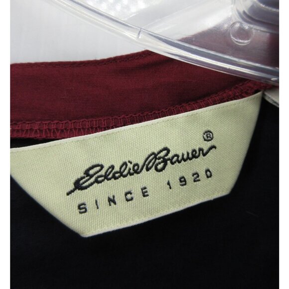 VINTAGE Eddie Bauer Dress XL Shift Tank Cottagecore Classic Zip Up - Picture 7 of 9